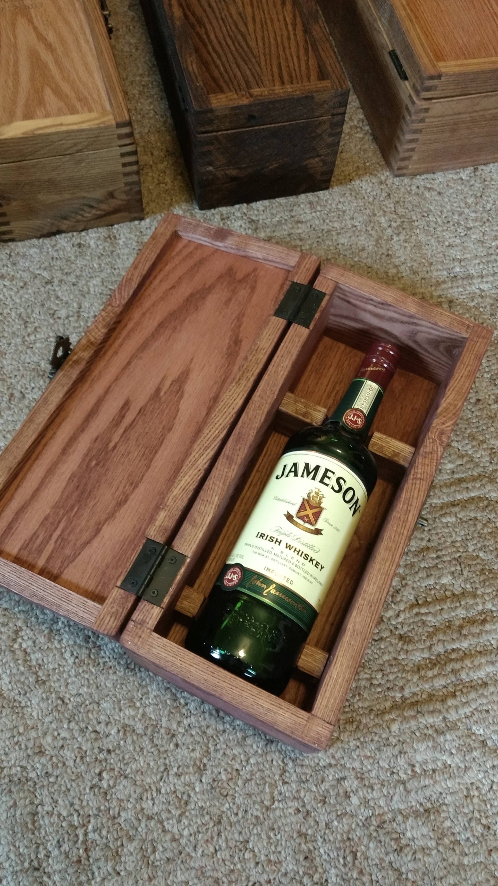 Custom Wine & Whiskey Box 