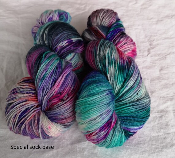 hand dyed sock yarn etsy