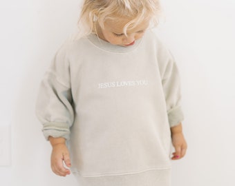 Jesus Loves You French Terry Crewneck