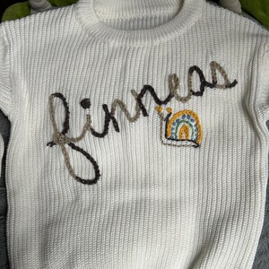 Hand Embroidered children’s sweaters