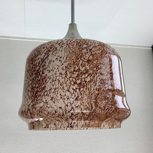 XL Mid Century glass lamp - 1960&#39;s vintage ceiling light Peill + Putzler