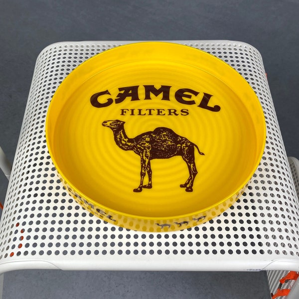 vintage Camel Filters beer tray - plastique 90s collectors barware bistro mancave cigarettes