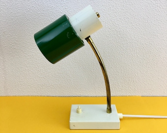 Hala Zeist Lamp 60&#39;s - Dutch Vintage Desk / Wall Light - Green