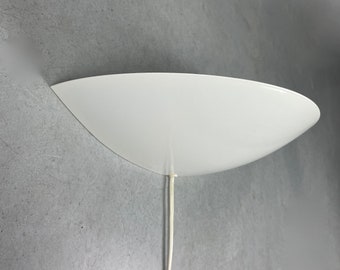 Vintage IKEA V608 metal wall light - minimalistic modern 80's lamp - Postmodern design uplighter