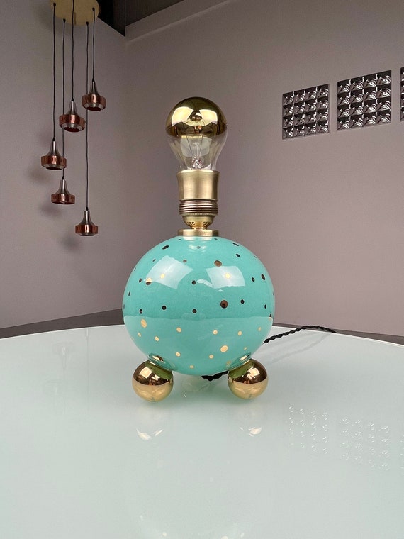 Mid Century Desk Light - Vintage 60s Ceramic Table Lamp Mid Century Desk Light - Vintage 60s Ceramic Table Lamp