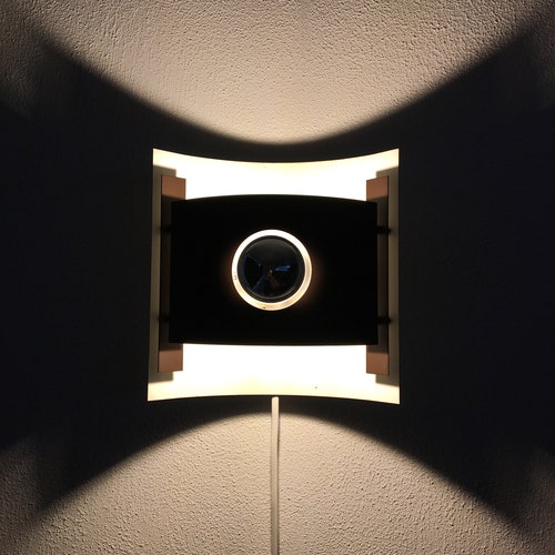 Shops Vintage ANVIA Almelo wall light - brown metal 70's lamp