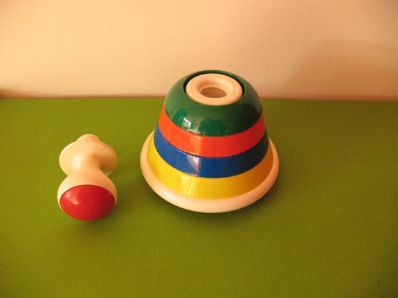 Transistor Fysica hardop Ambi Toys Colour Bell Vintage Toy - Etsy