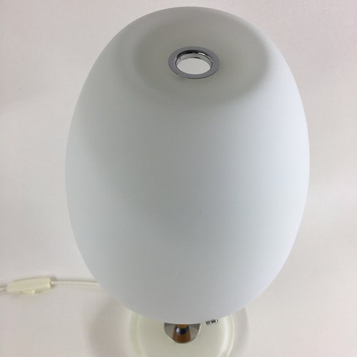 IKEA B9805 rare desk Light - Vintage frosted shops glass foot - Table lamp