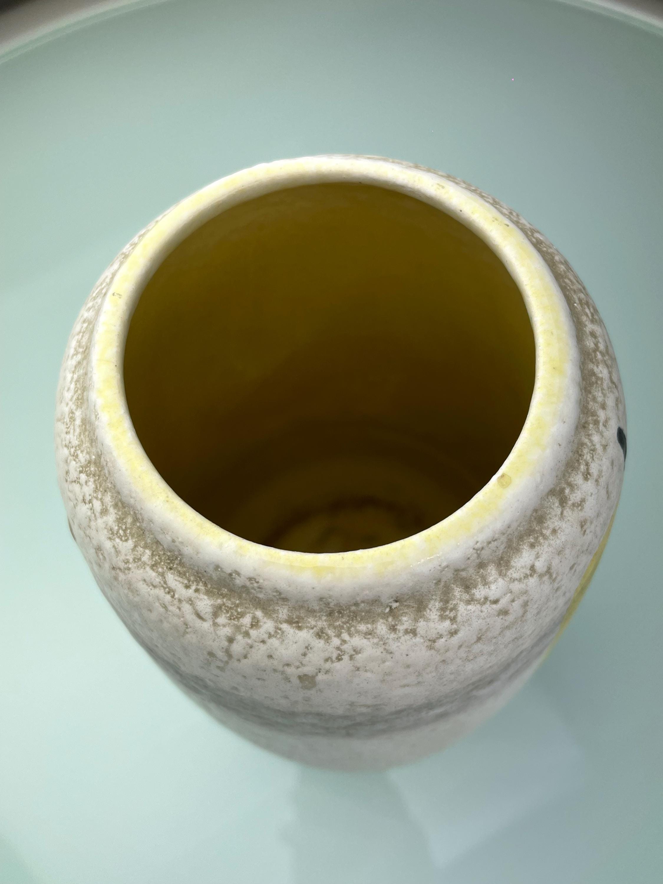 Scheurich 203 26の抽象的な花瓶 - 西ドイツの陶器 - 60年代の