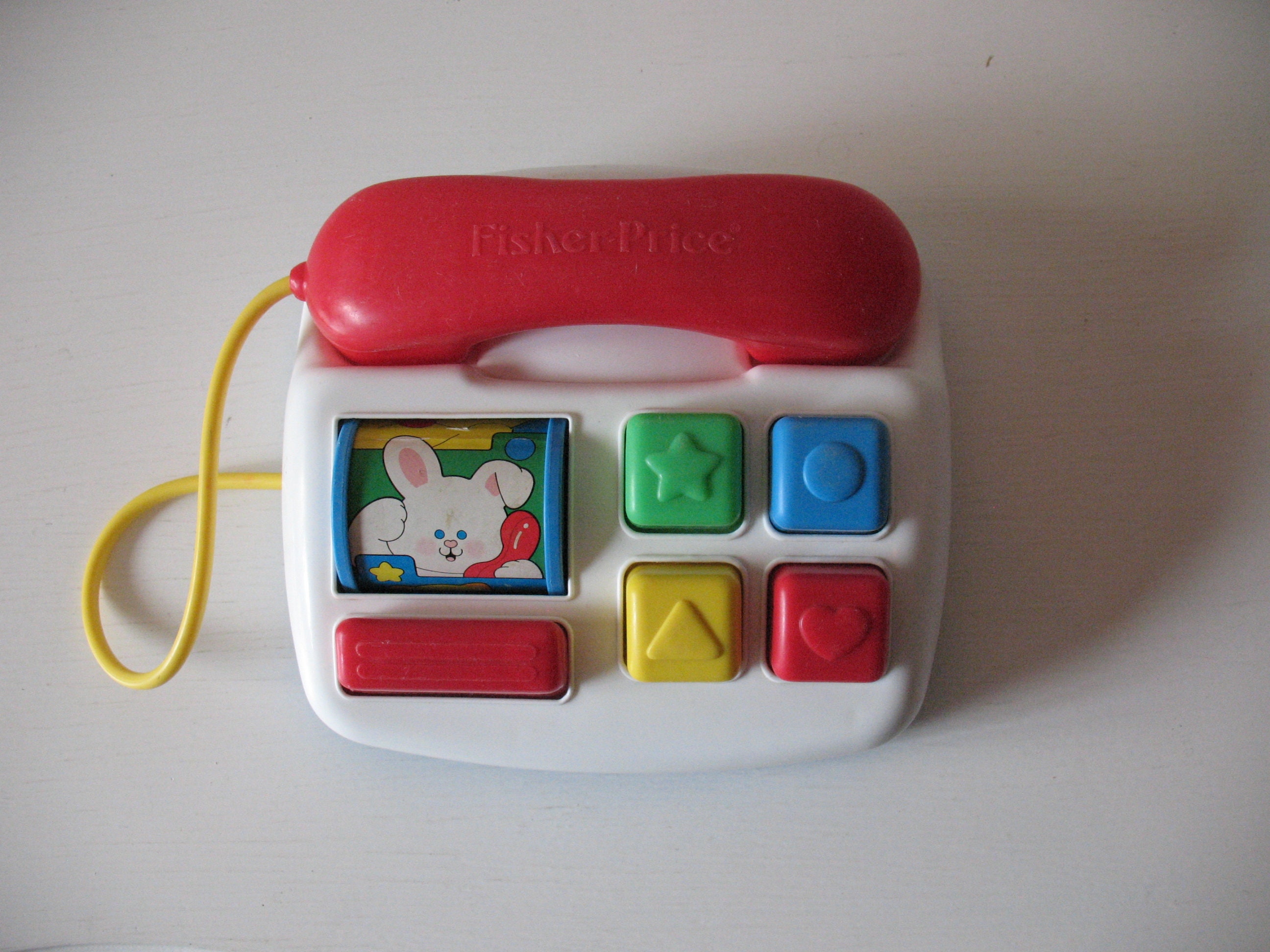 Fisher Price Telephone Vintage Baby Toy 