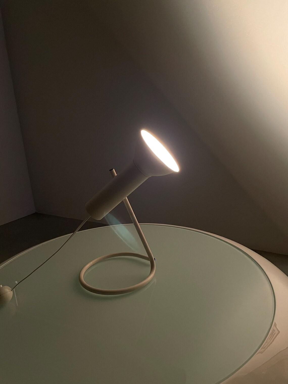 Vintage 1970s Aluminium desk lamp - modern 70s adjustable metal table spot light, photo 2 sur 5