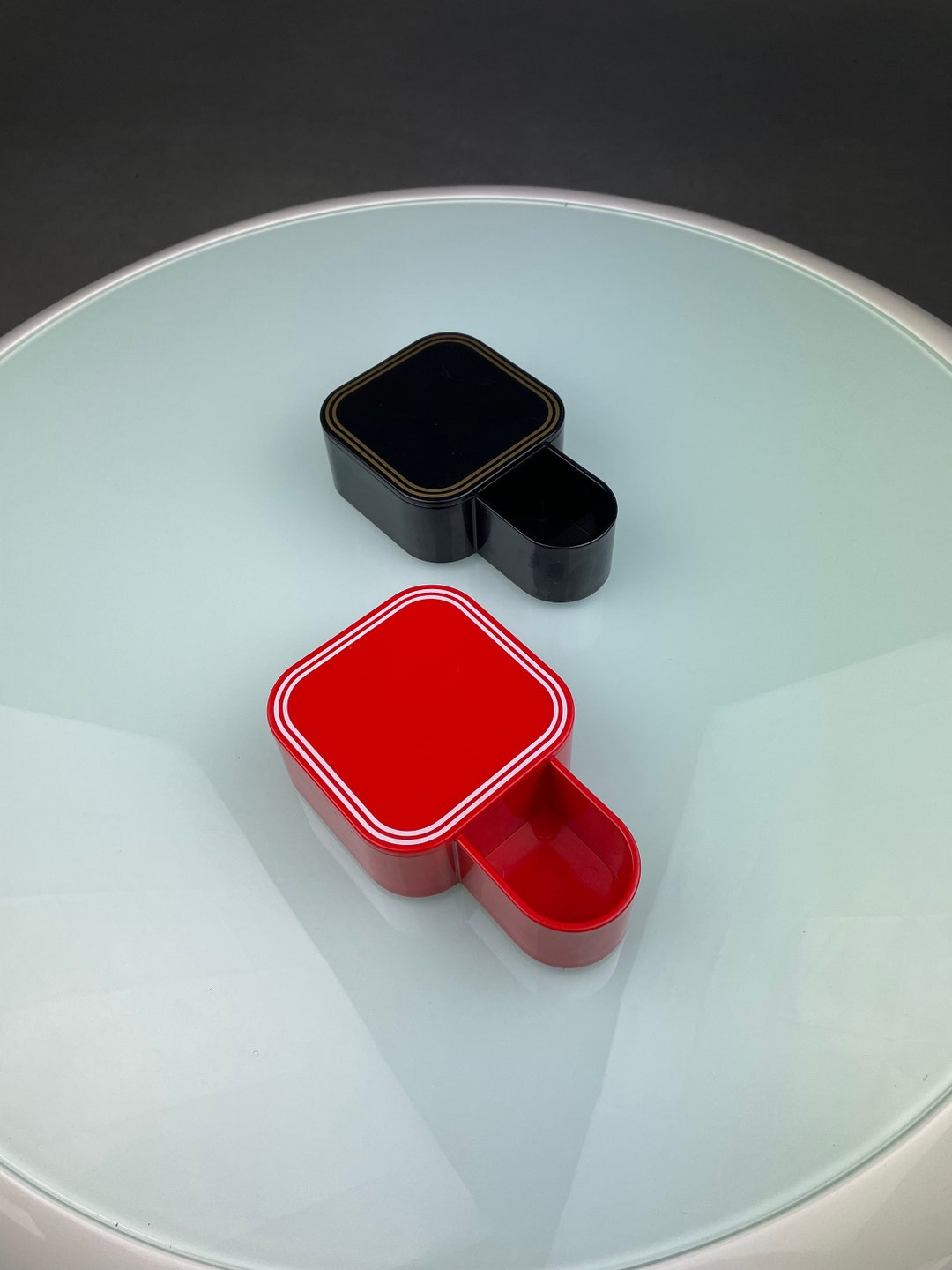 Vintage 1970s Plastic Design Container With Lid - Pino Spagnolo for ...