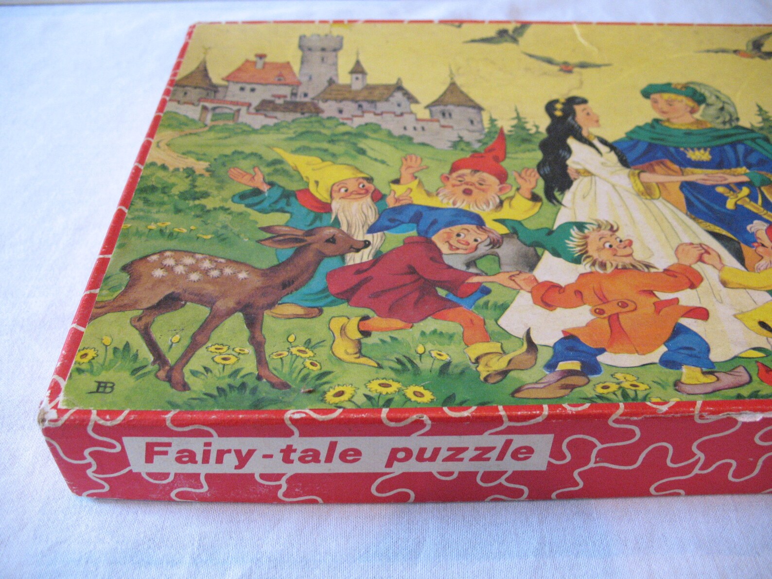 Vintage Wooden Puzzle ~ Snow-white ~ Fairy Tale - Etsy