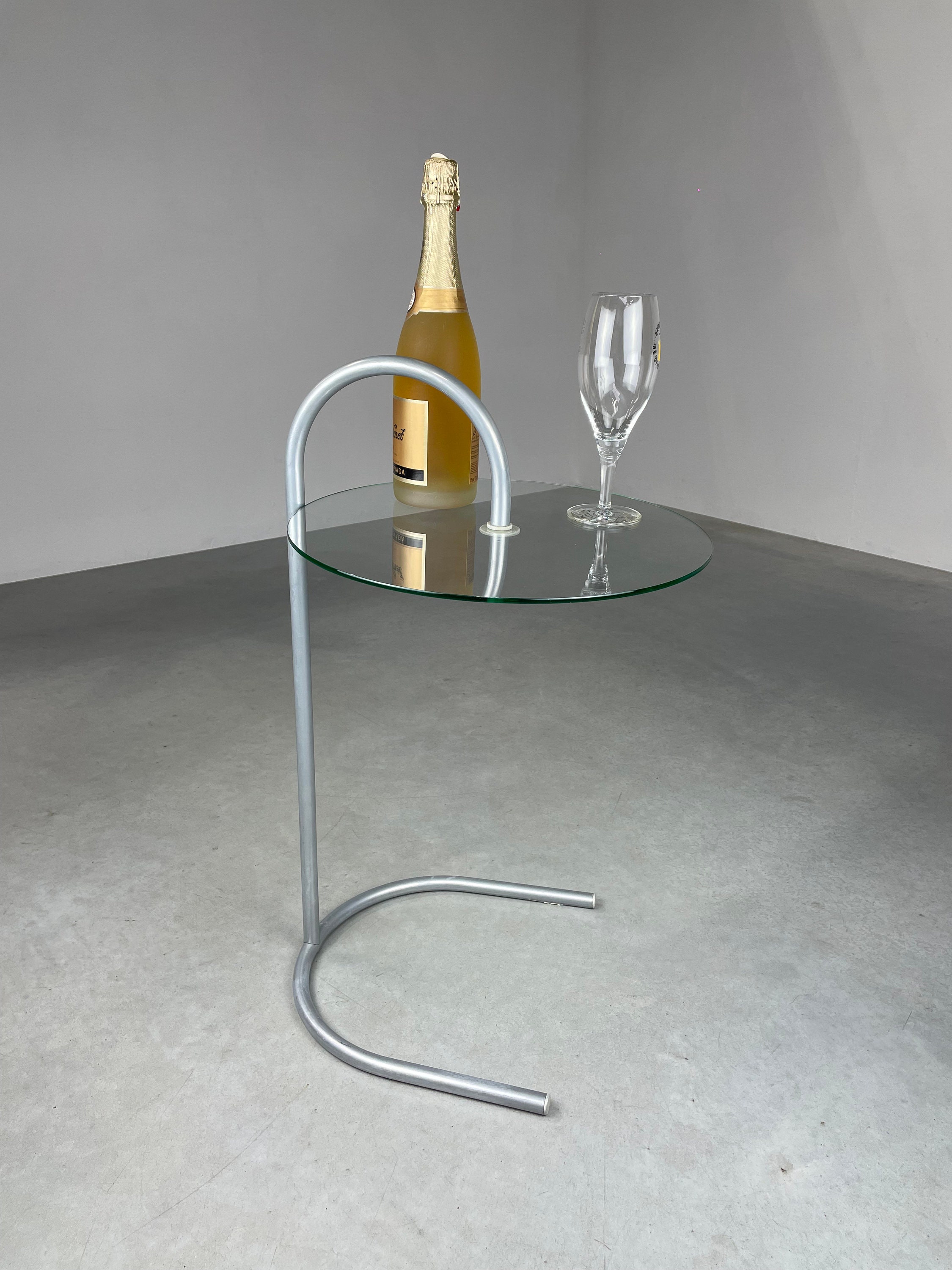 Ikea glass side table