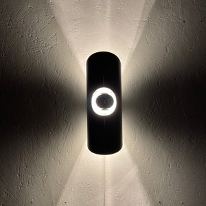 Vintage HALA Zeist wall lamp - metal space age design light - Dutch 70s rare tube sconce lighting