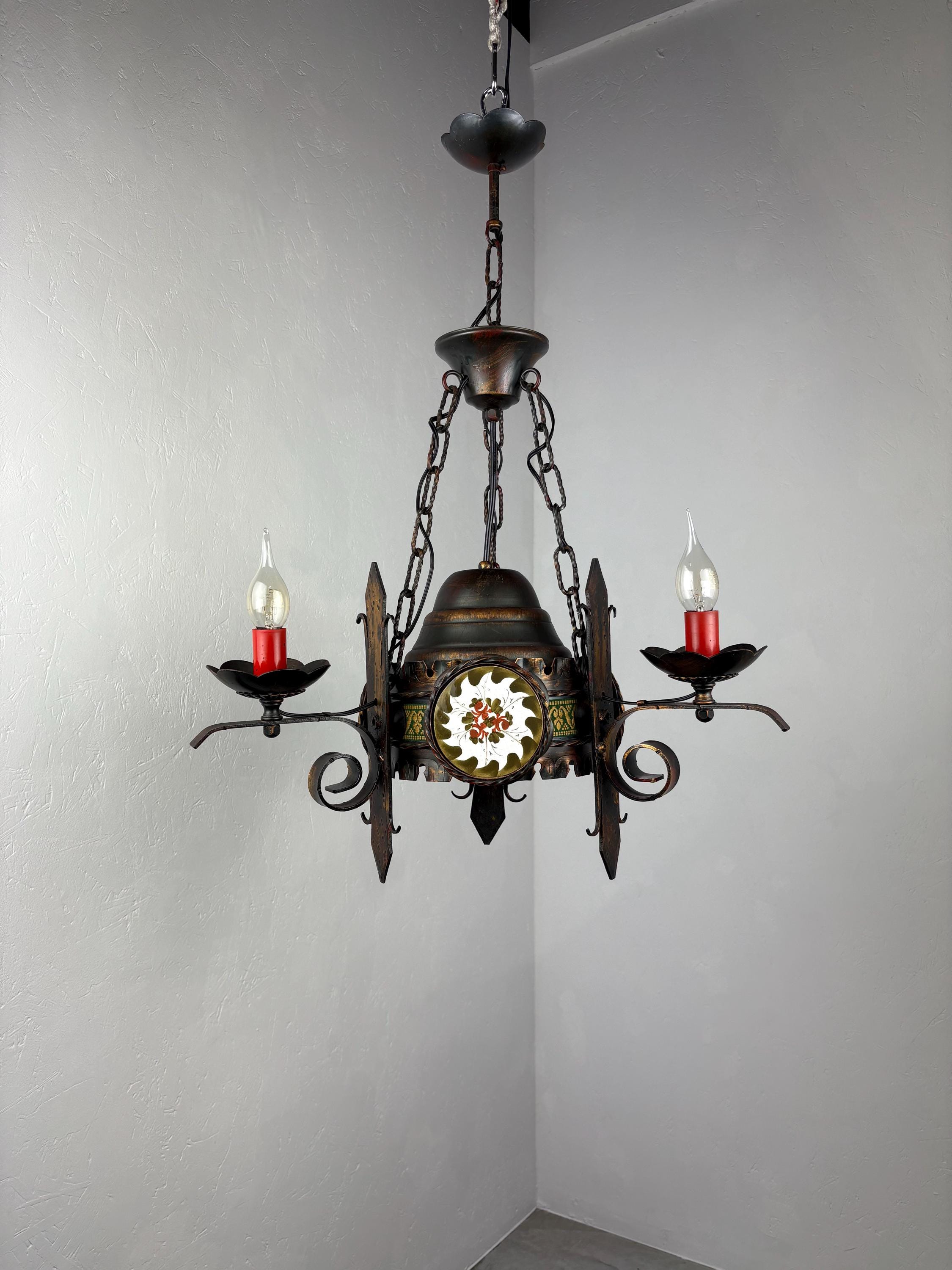 Ancien Fer à Ornière De Forgeron - Vintage - Bois - Droitier - Homme