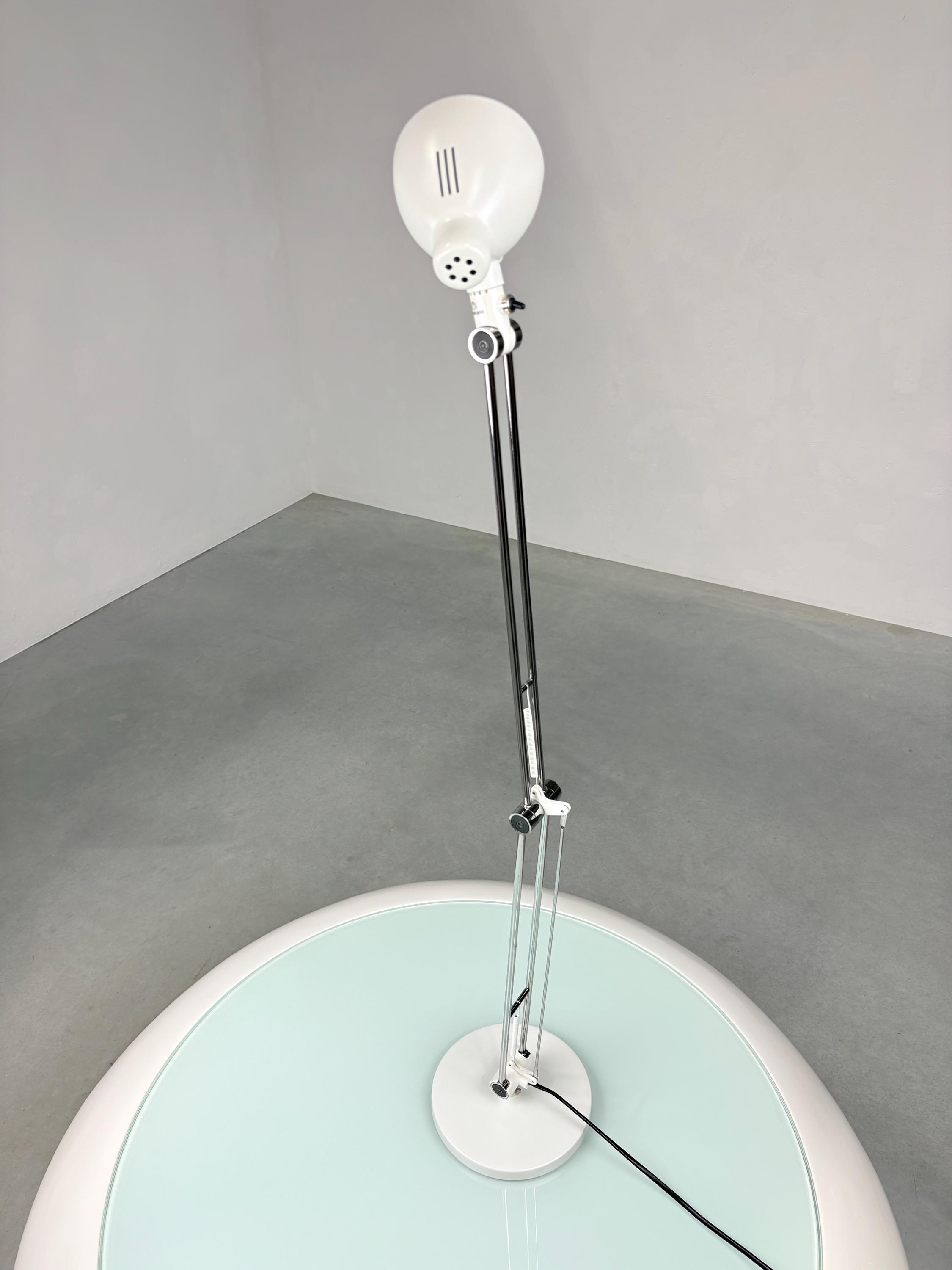 Modern Design Desk Lamp - Metal Folding Arm Chrome White - Ikea 