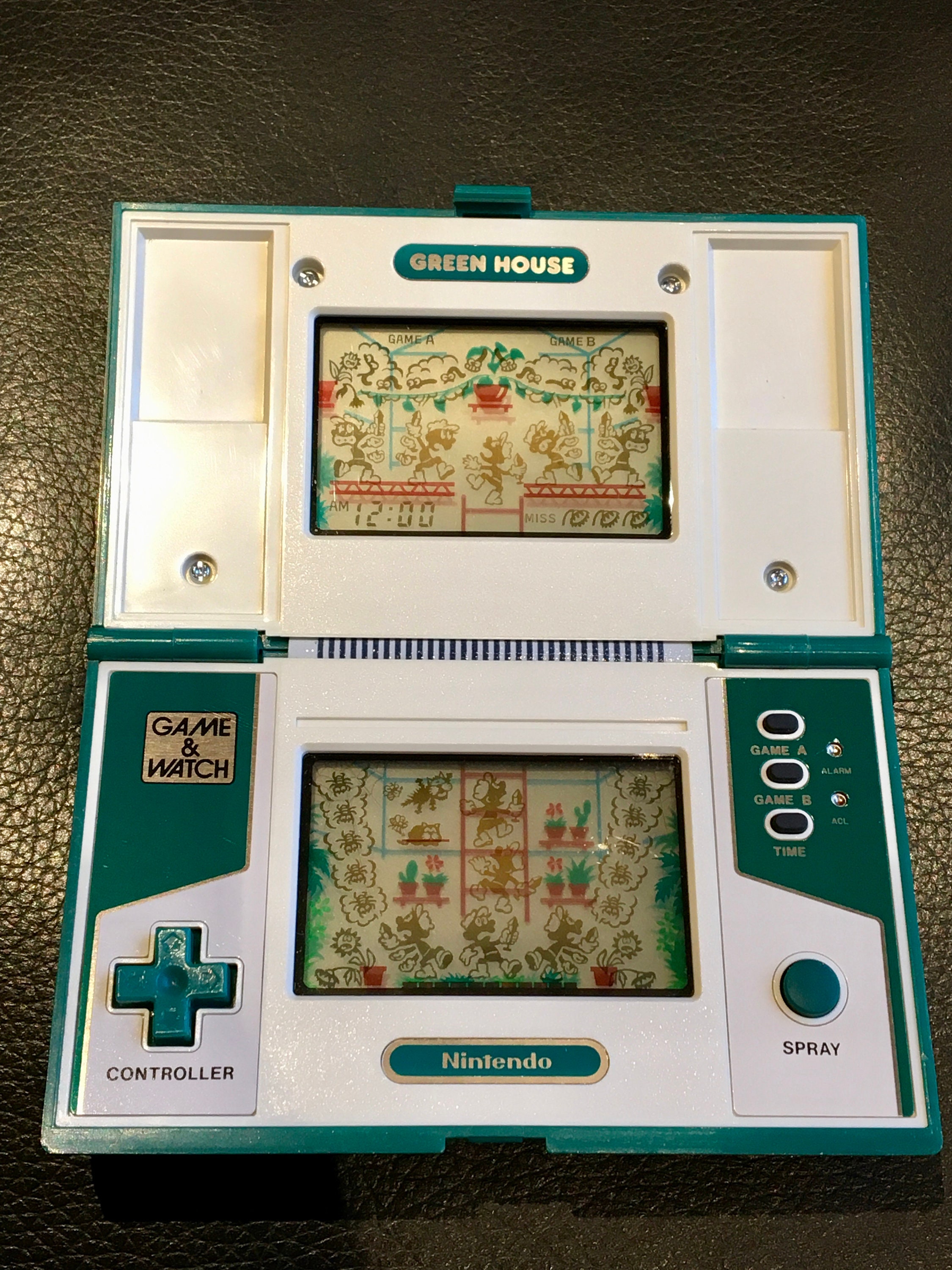 Greenhouse - 1983 - Nintendo Game & Watch - Retro Vintage 80's