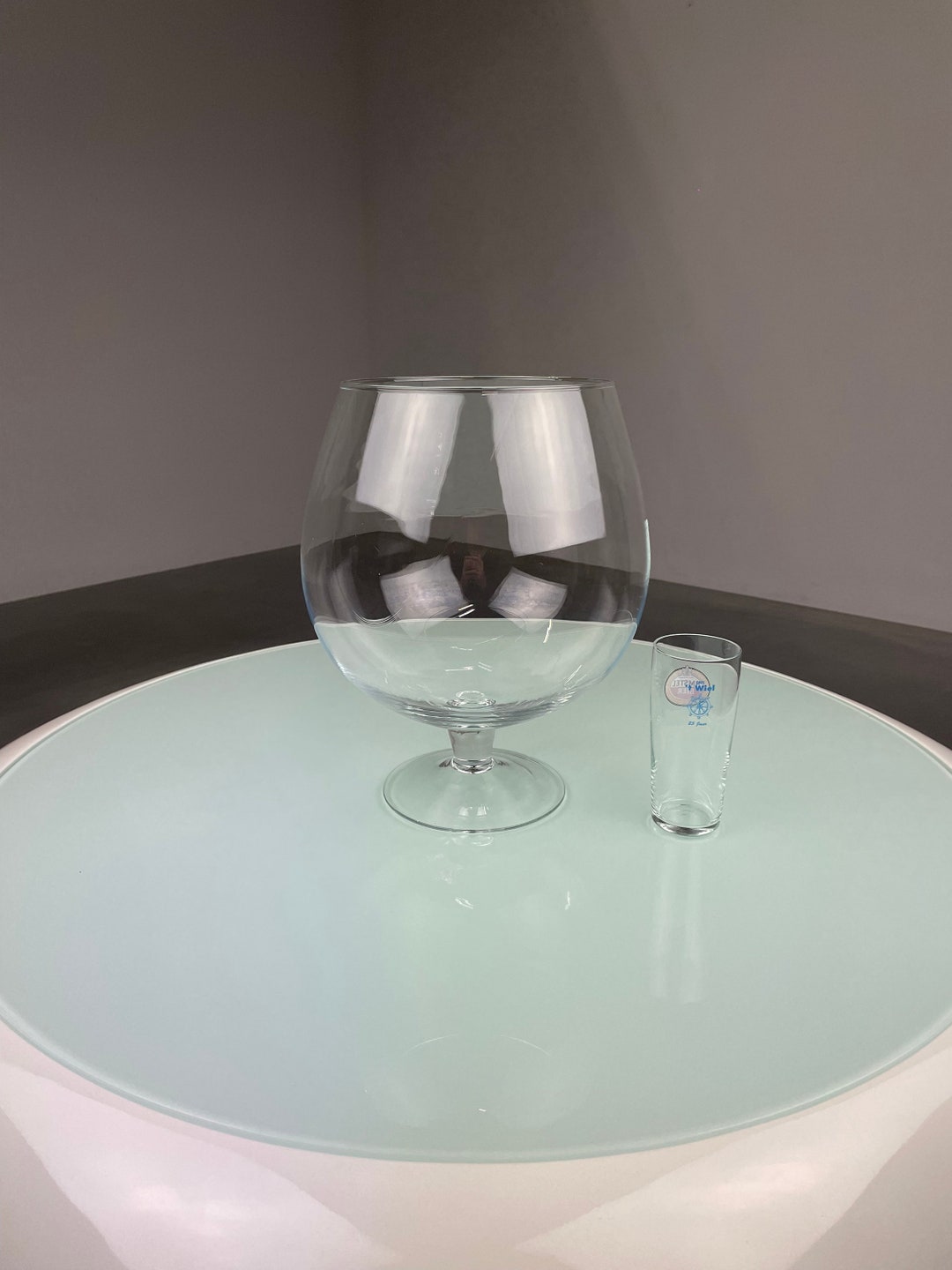 XXL Wine Glass Large Heavy Catering Decoration Xl Glass Foot Fishbowl