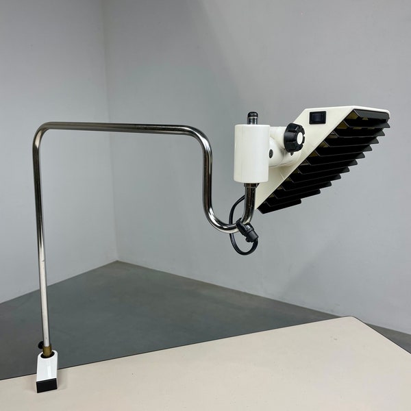 Fagerhults Sweden A&E design architect lamp - Vintage 1980s desk clamp light - rare lighting