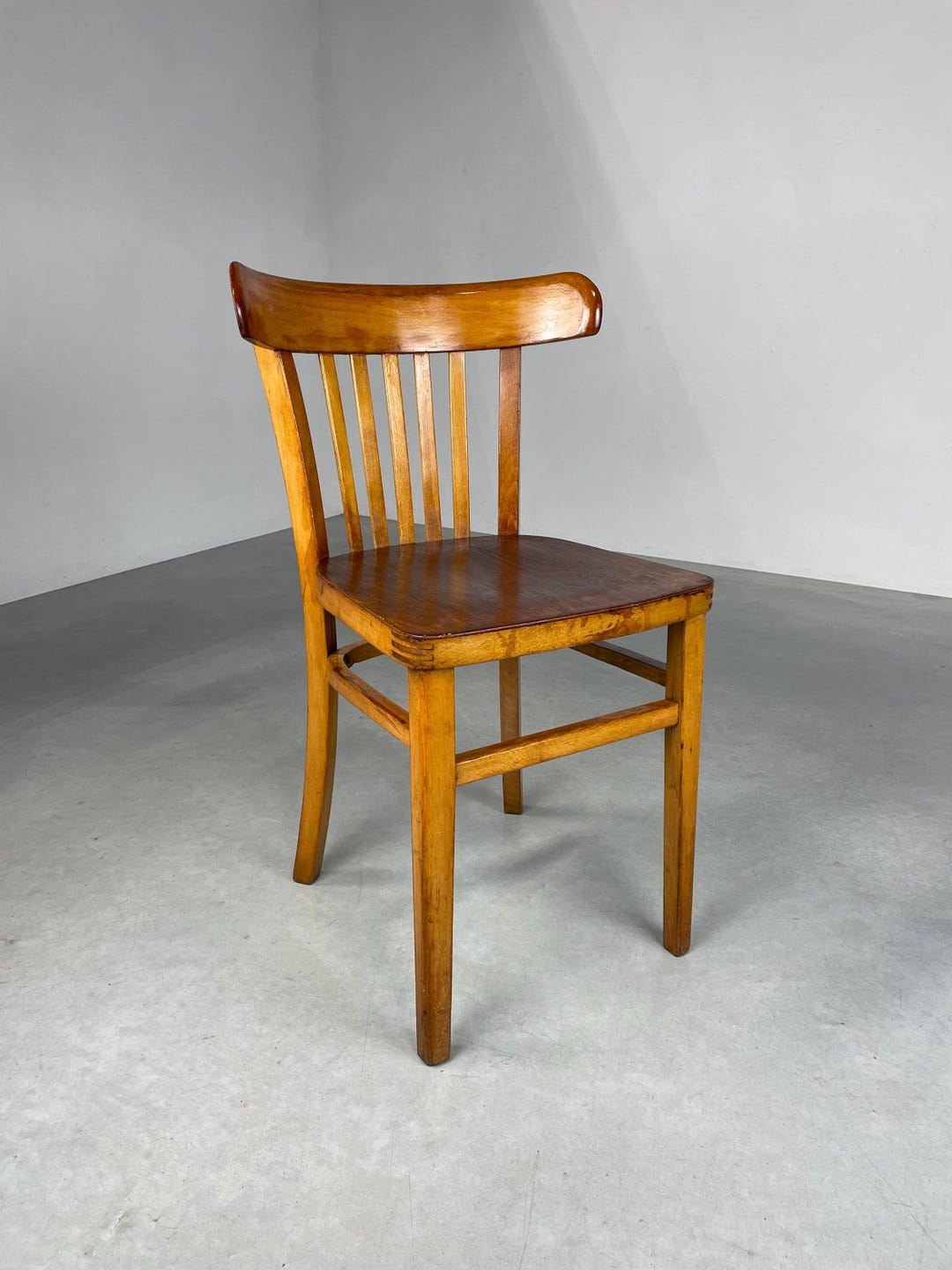 Antique Solid Wood Dining Chair - Vintage 1930s Kitchen Chair - Etsy
