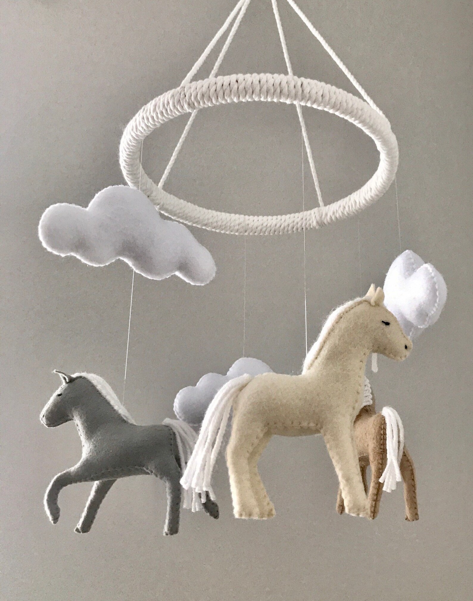 Horse Baby Mobile Horse Mobile Etsy