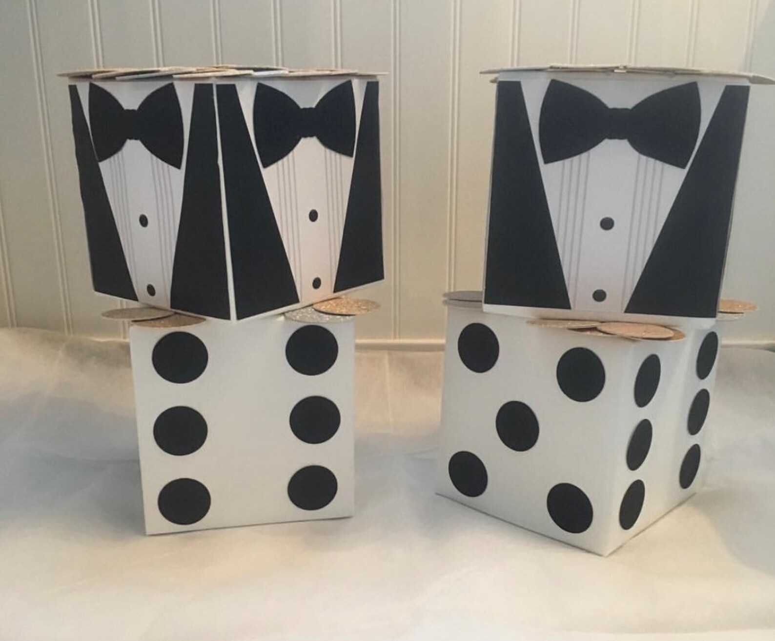 Glitter Cardstock James Bondthemed Centerpiece/props Etsy