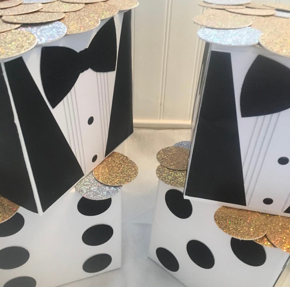 Glitter Cardstock James Bondthemed Centerpiece/props Etsy