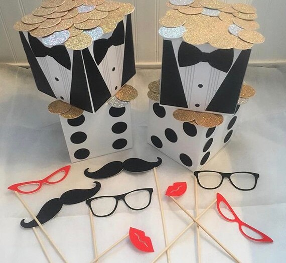 James Bond Theme Centerpiece Anniversary Birthday Baby Etsy