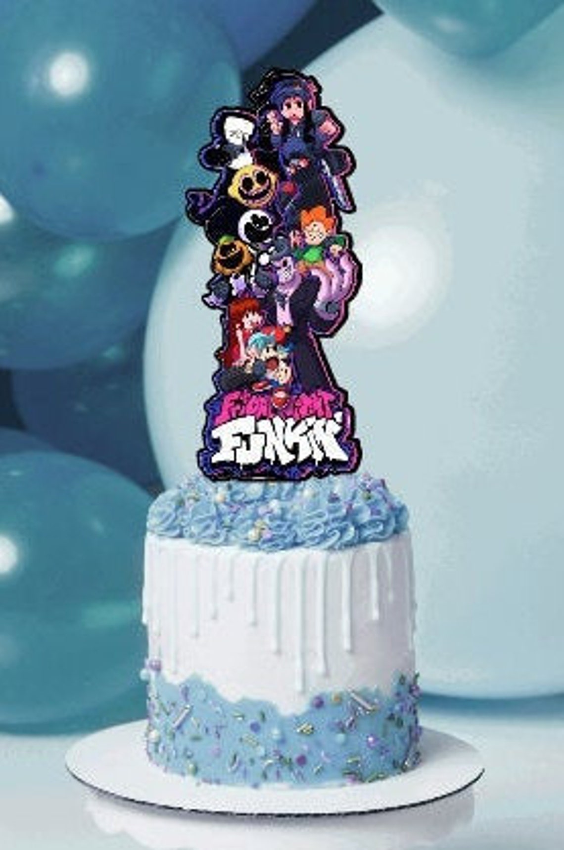 Friday Night Funkin Cake Topper | Etsy