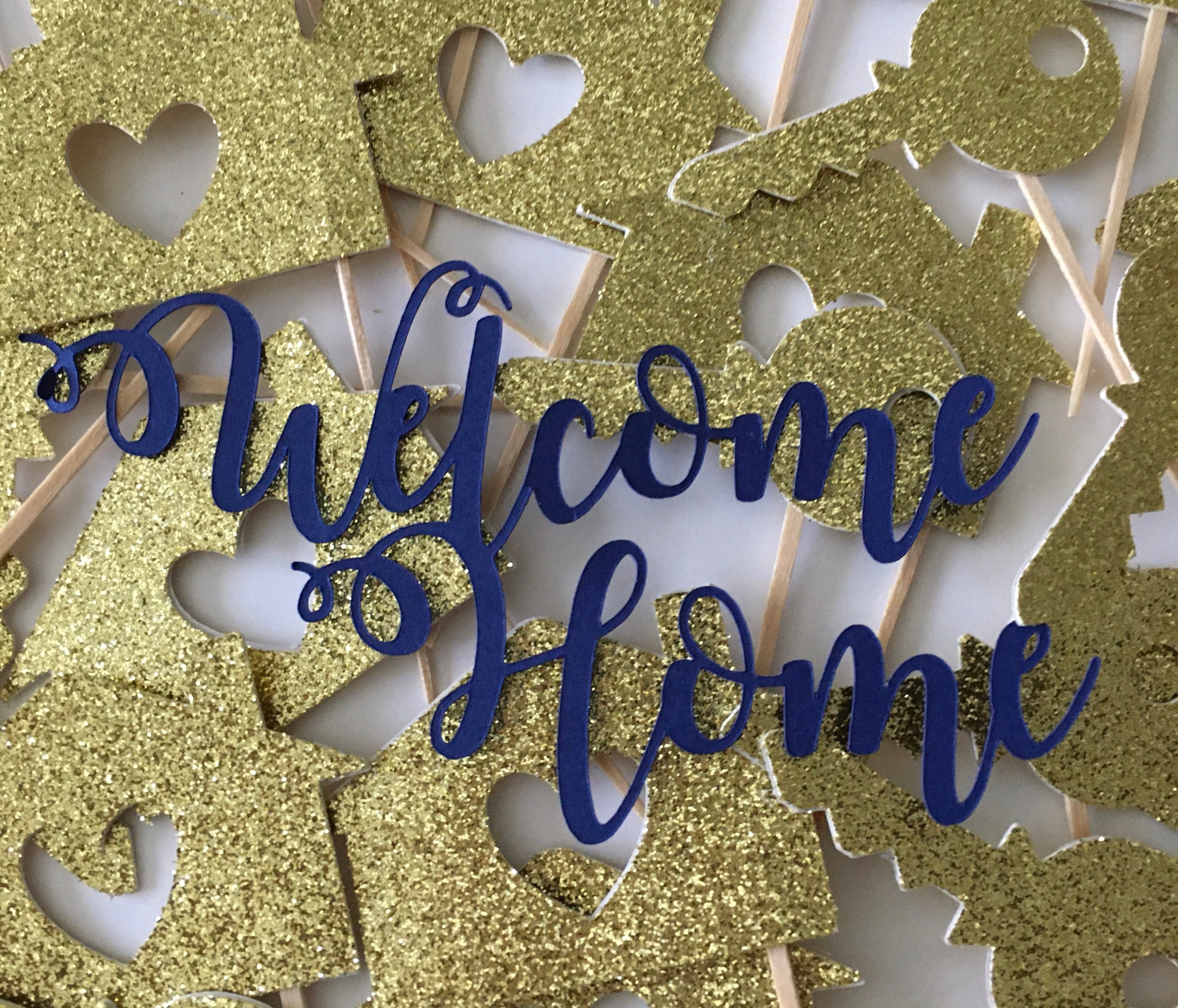 Welcome Home Key Sign Wooden Welcome Home Key / New Homeowners /realtors / Housewarming Gift ...