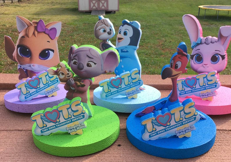 Double-sided Styrofoam TOTS Character Centerpieces - Etsy