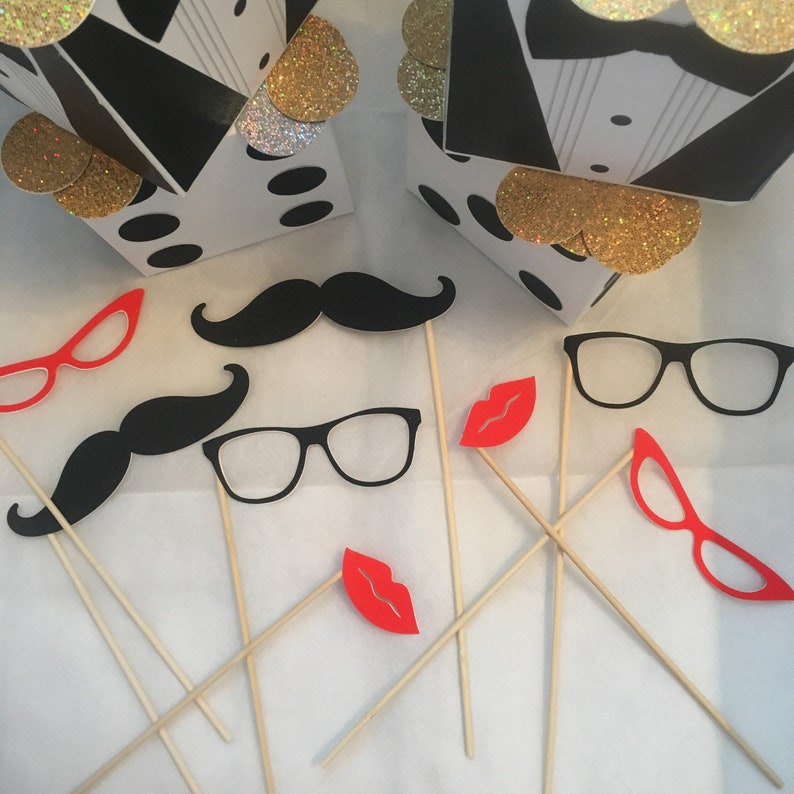 Glitter Cardstock James Bondthemed Centerpiece/props Etsy