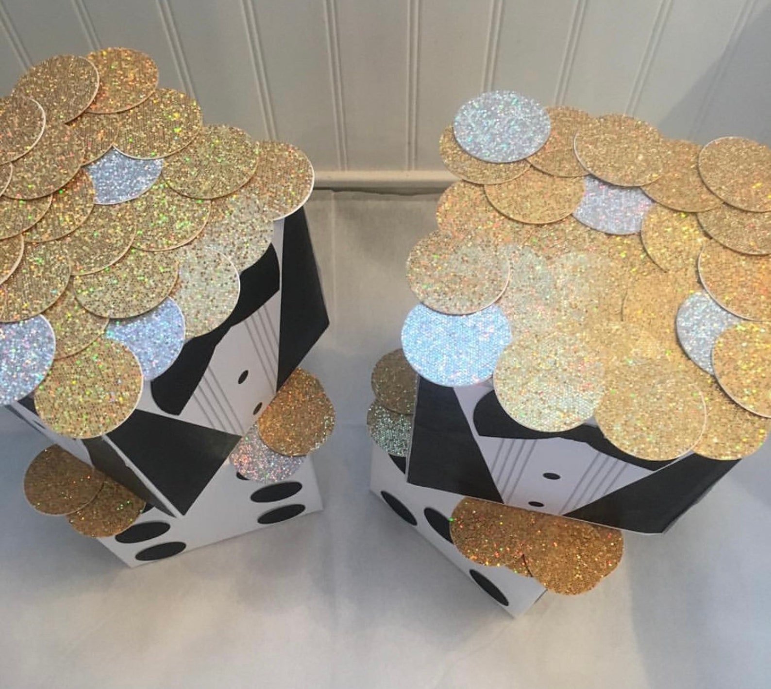 Glitter Cardstock James Bondthemed Centerpiece/props Etsy