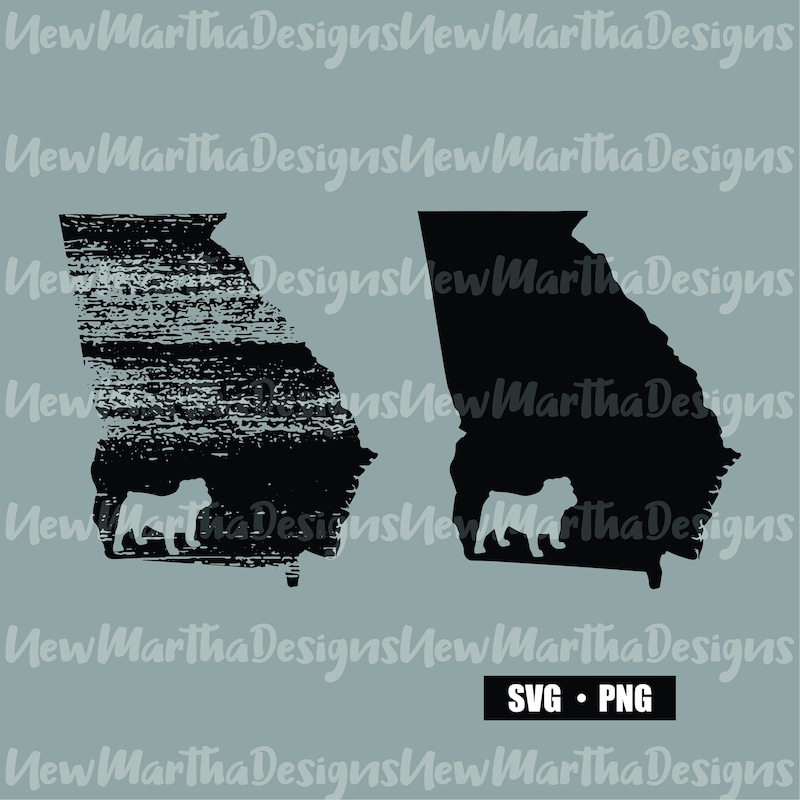 Georgia Bulldogs Svg - Etsy