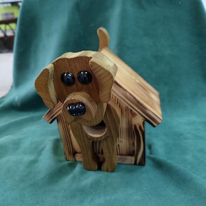 Labrador Birdhouse - Handmade -Decorative - Outdoor - Caricature - Modern
