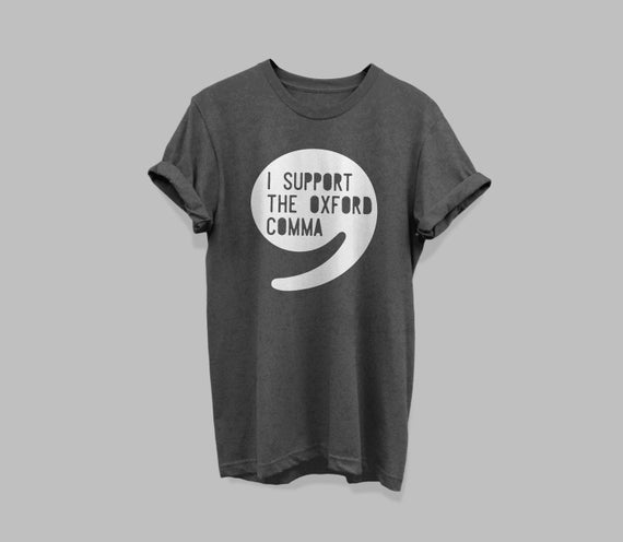 Oxford Comma Shirt Etsy
