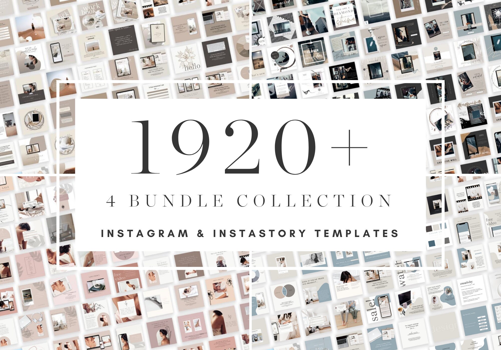 Download 1920 Instagram Post Bundle with Bonus Instagram Carousel ...