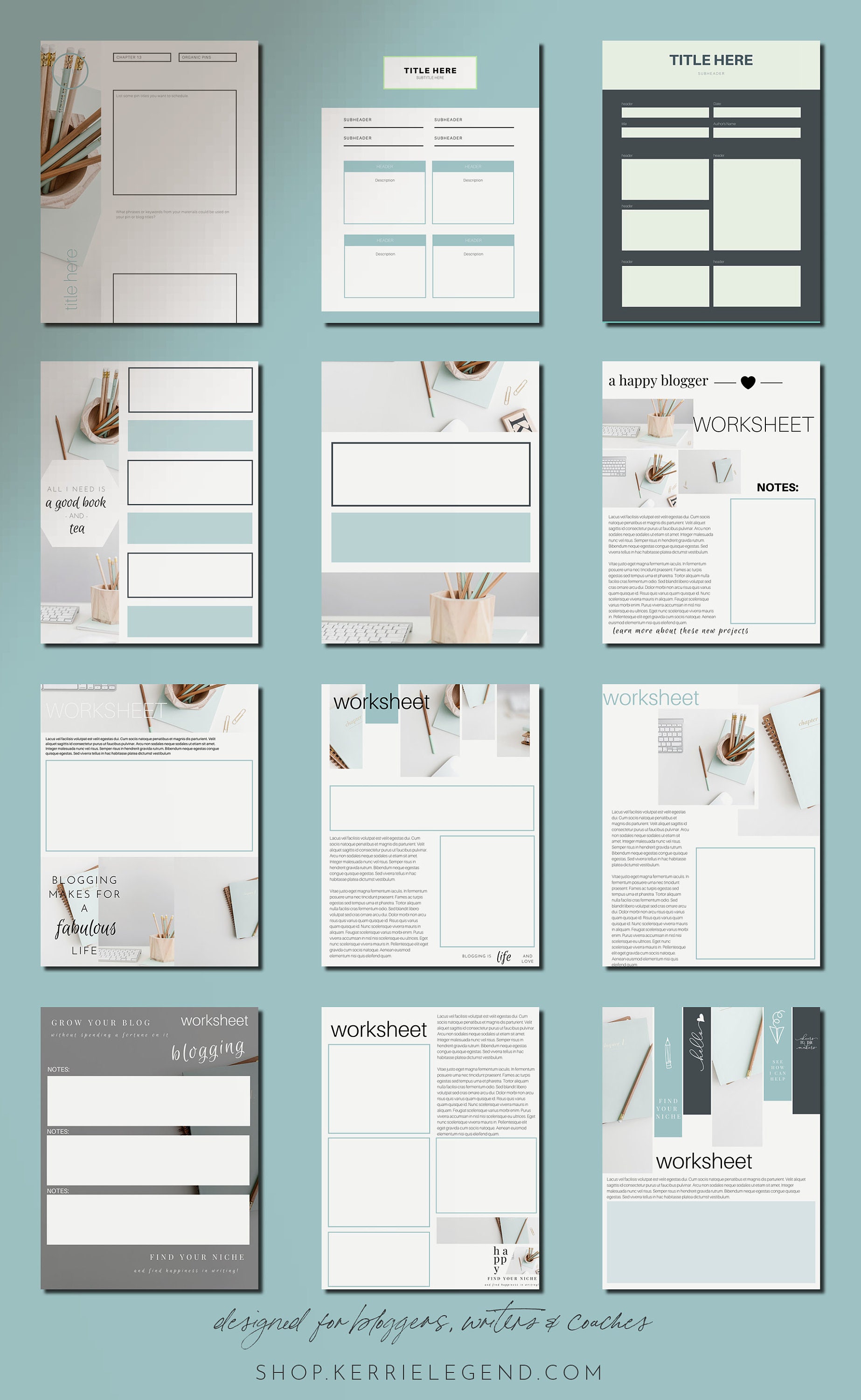 80 Canva Workbooks & Canva Worksheets Canva Templates | Etsy