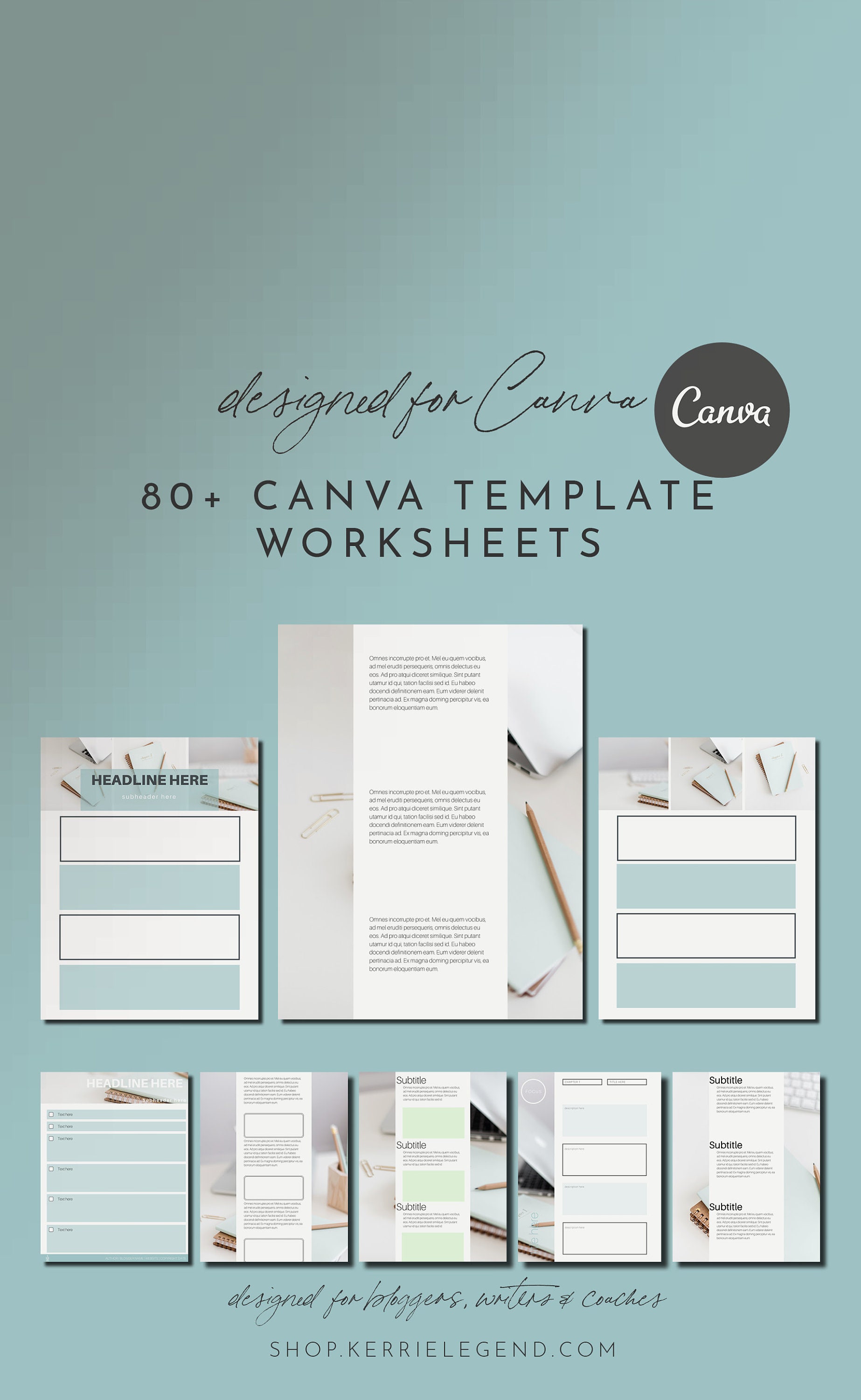 Canva Workbook Templates