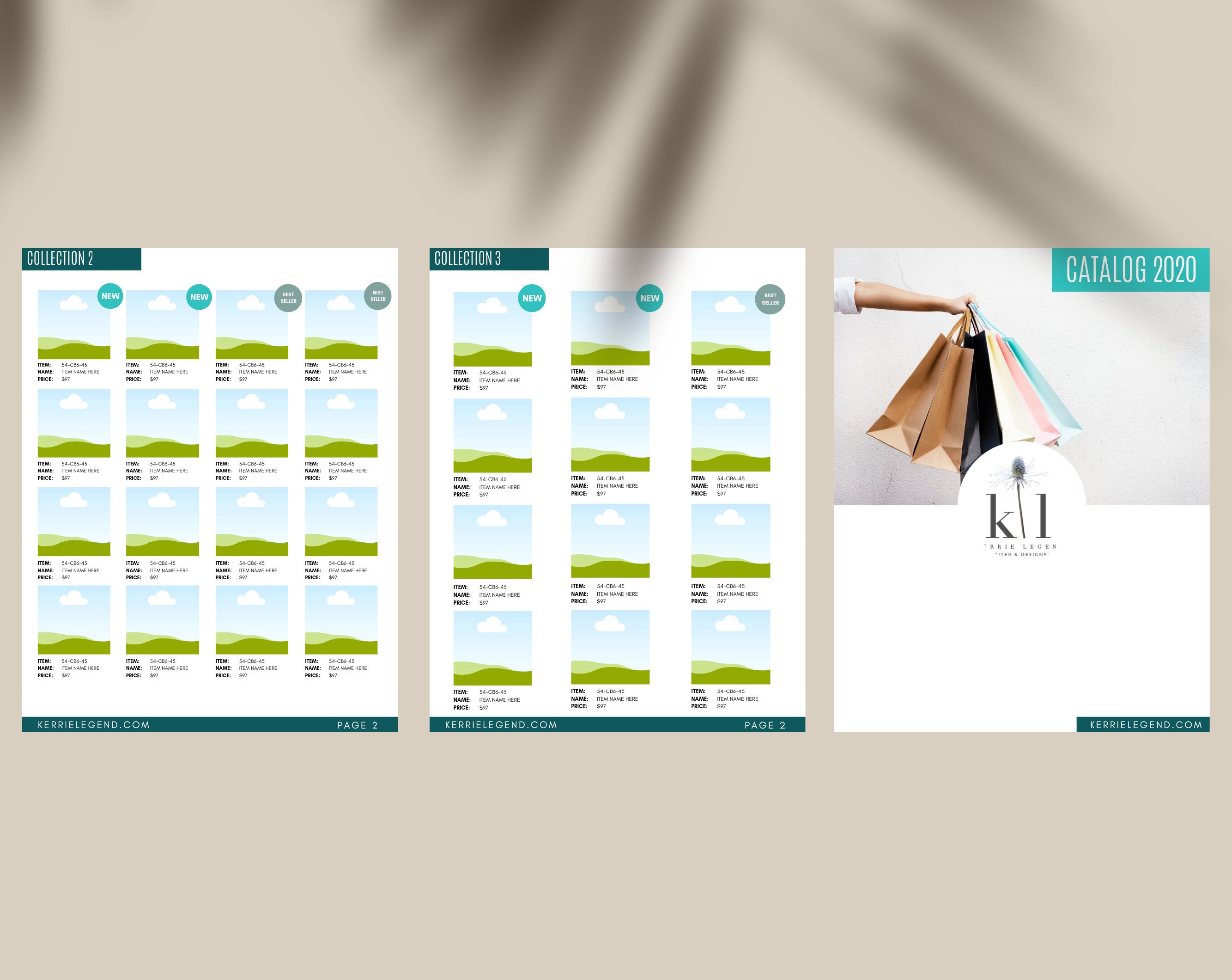  Canva Catalog Template 