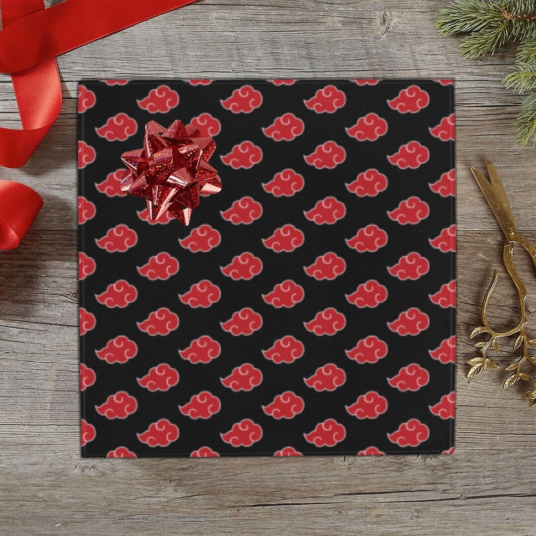 Red Cloud Anime Wrapping Paper 58 X 23 - Etsy