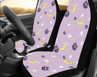 sailor moon white blue safety seat belt Shoulder sleeve cover gift belts anime 