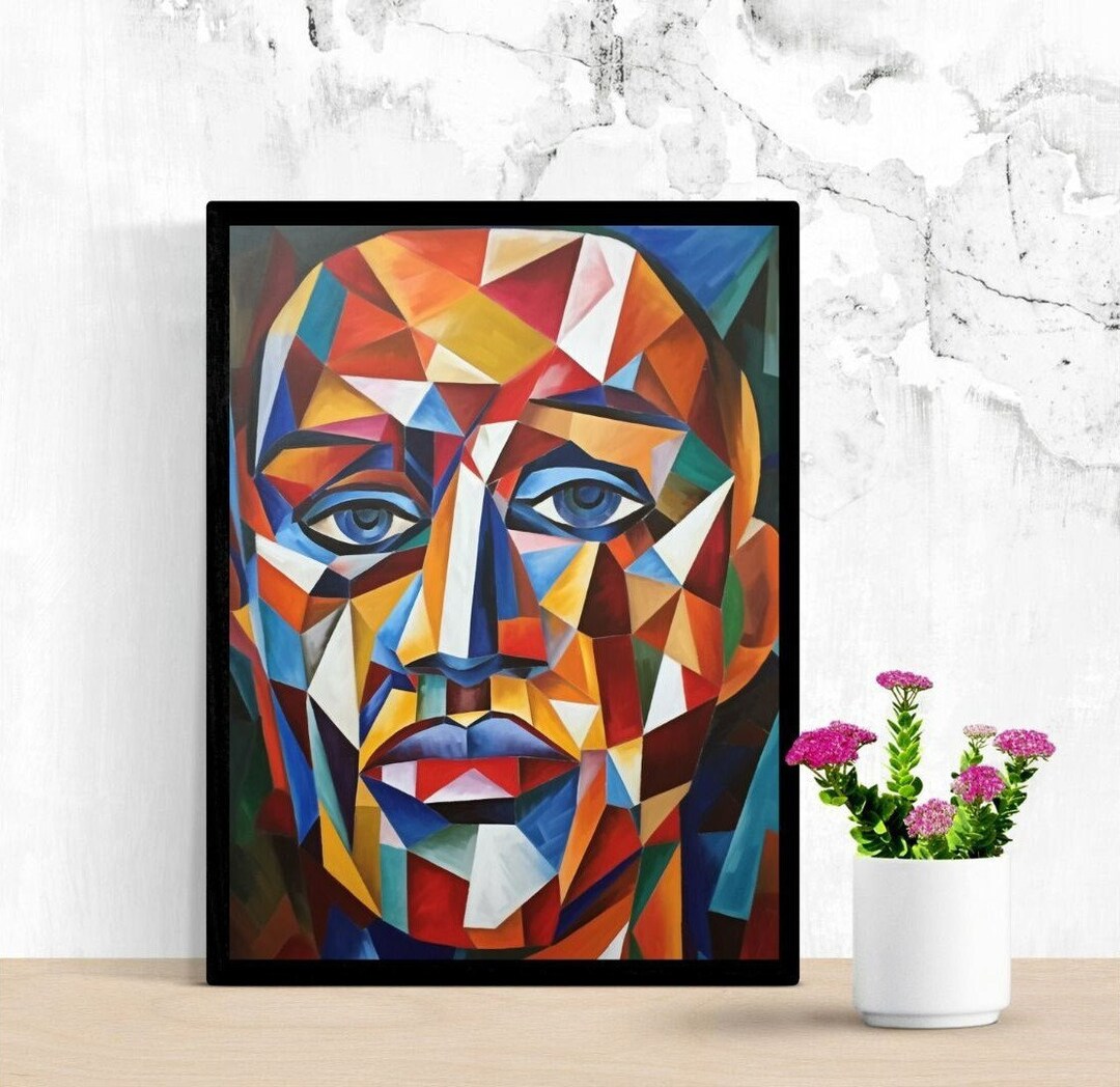 Printable Cubism Wall Art Digital Art Cubism Digital Art Etsy