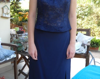 Elegant haute couture suit MERCALLI MILANO