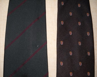 GUCCI - PIERRE CARDIN ties - 1980s