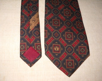 Classic and elegant tie 70s VALENTINO - 100% silk