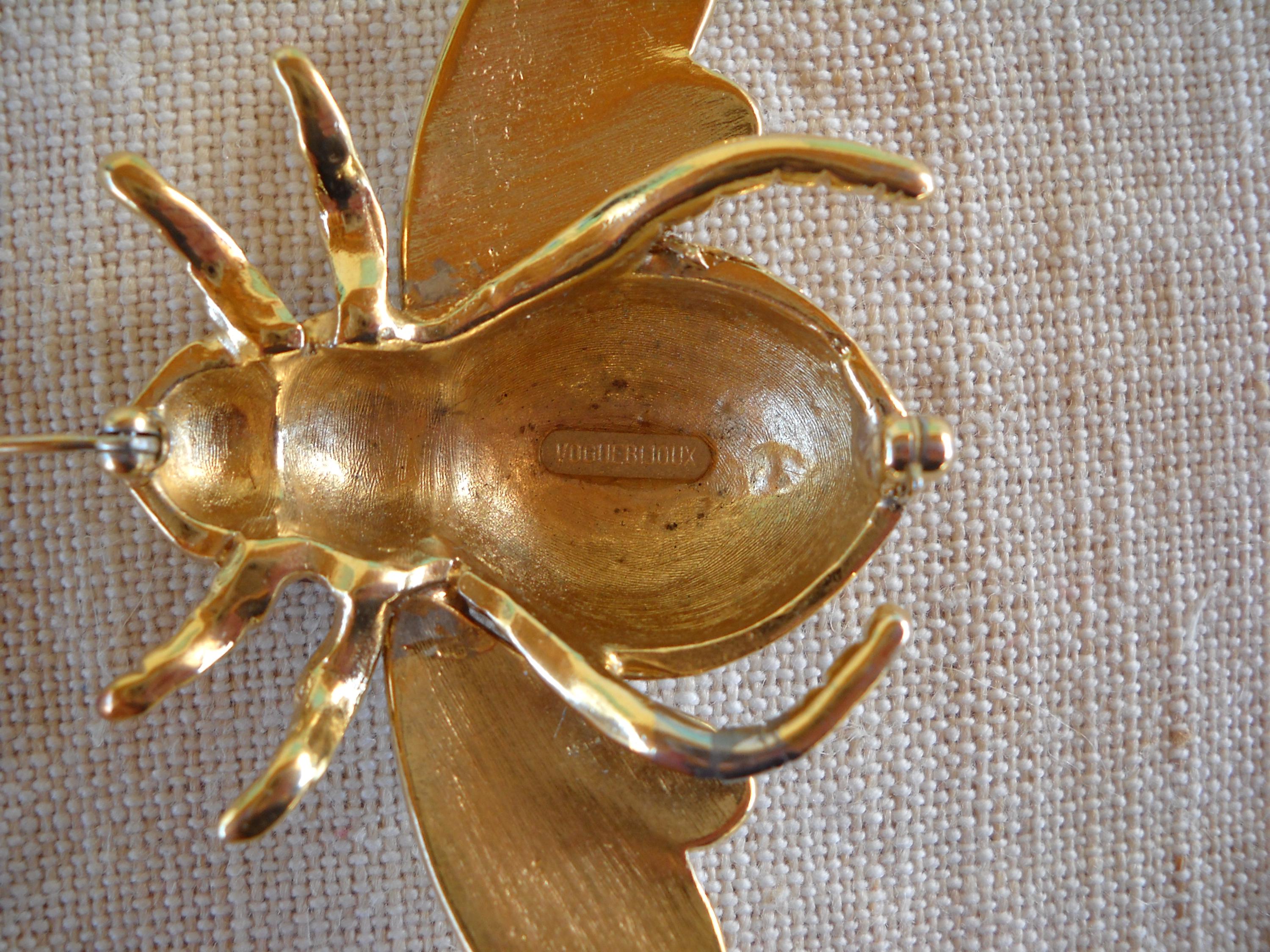 Vogue Bijoux Superb Italian High Fashion Brooch From the 70s - Etsy
