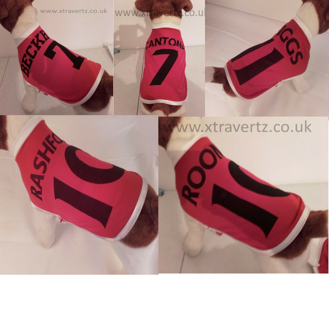 MANCHESTER UNITED dog football t shirts various sizes Etsy