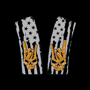 Hell Yeah Skull Hand Flag PMAG Design – LightBurn File – Digital Download Only